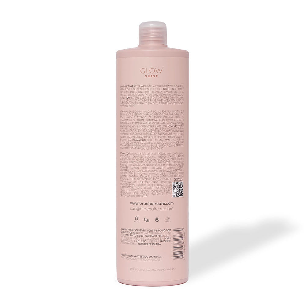 BRAÉ - Glow Shine Conditioner – 1L Intense Hydration and Radiant Shine