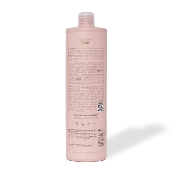 BRAÉ - Glow Shine Conditioner – 1L Intense Hydration and Radiant Shine