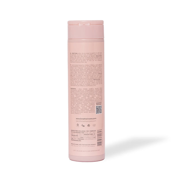BRAÉ - Glow Shine Shampoo – 250ml Radiant Shine and Nourishment  All Hair Types