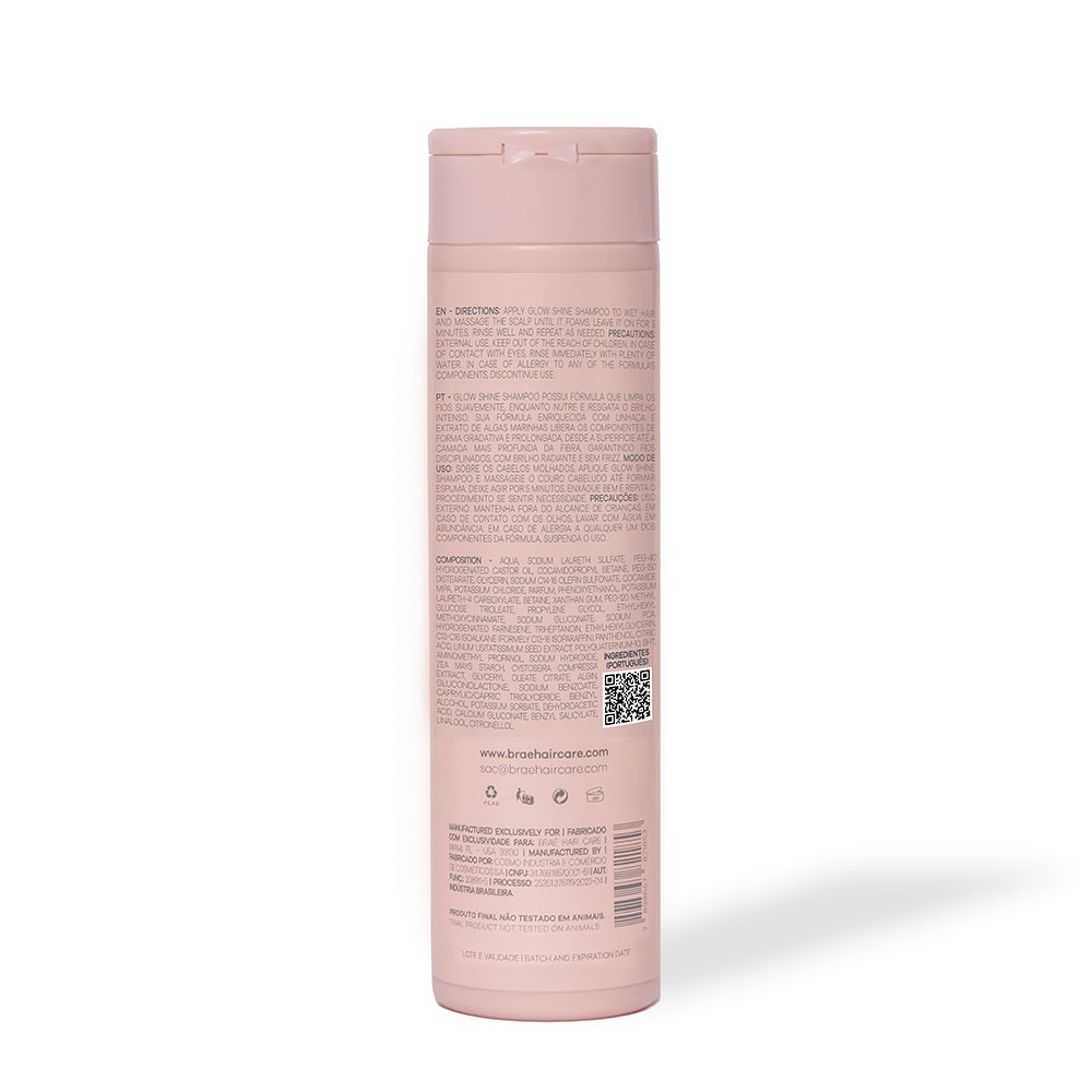 BRAÉ - Glow Shine Conditioner – 250ml Silky Smoothness and Radiant Shine