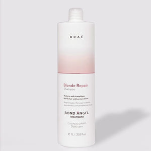 BRAÉ - Blonde Repair Shampoo – 1L  Deep Cleansing and Repair for Radiant Blonde