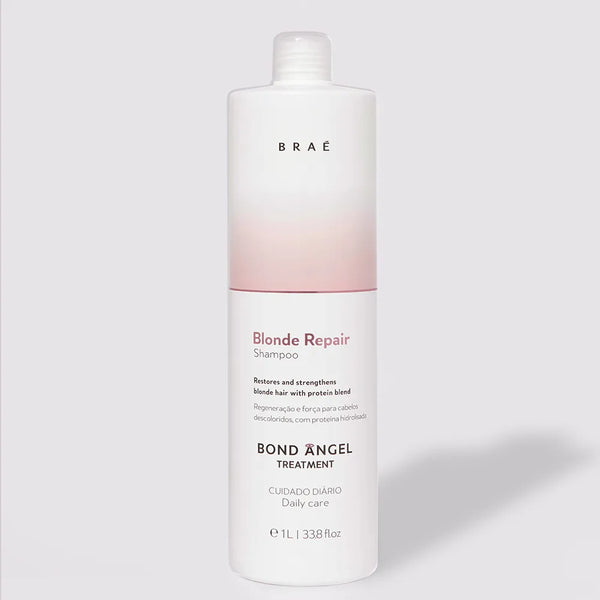 BRAÉ - Blonde Repair Shampoo – 1L  Deep Cleansing and Repair for Radiant Blonde