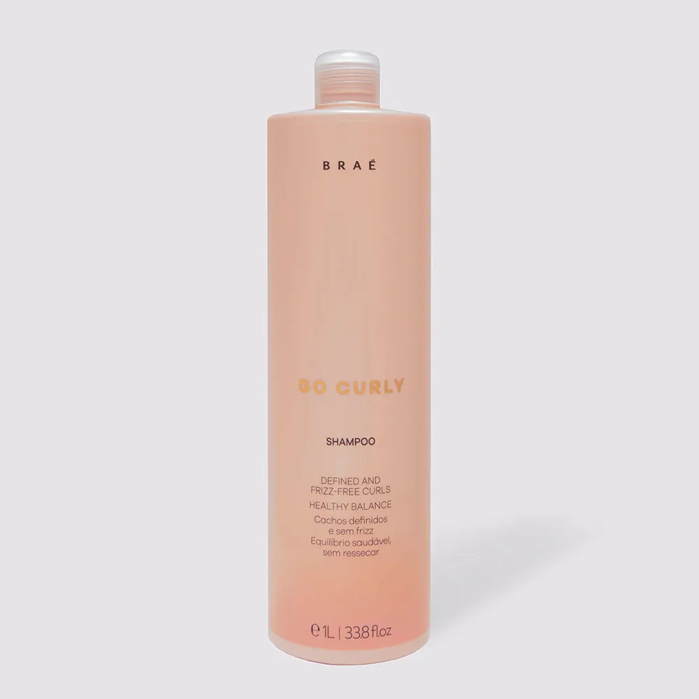 BRAÉ - Go Curly Shampoo – 1L Gentle Cleansing and Hydration