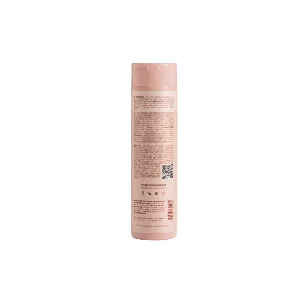 BRAÉ - Essential Shampoo – 250ml Gentle Cleansing and Hydration