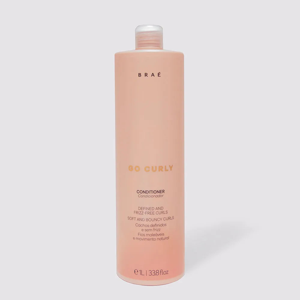BRAÉ - Go Curly Conditioner – 1L Intense Hydration and Definition for Curly