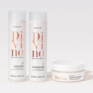 BRAÉ - Kit Divine: Shampoo 250ml, Conditioner 250ml, and Anti-Frizz Mask 200g