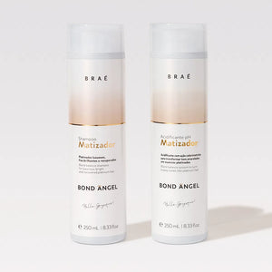 BRAÉ - Bond Angel Essential Kit: Matizador Shampoo and Acidifying pH Balancer