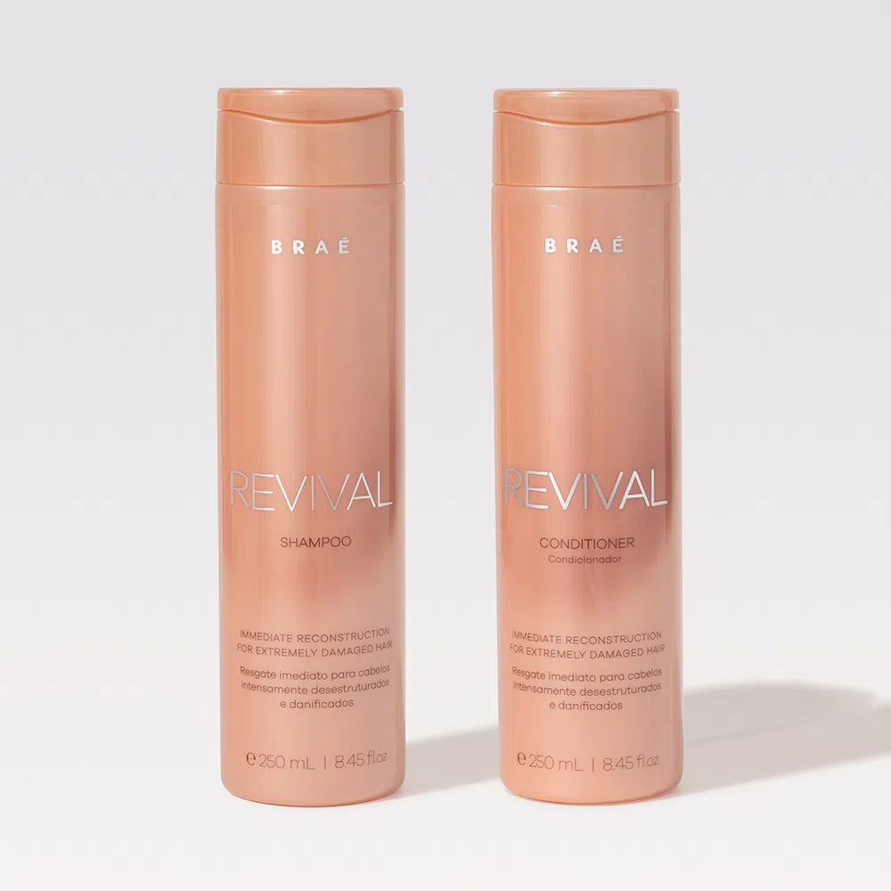 BRAÉ - Kit Revival Duo: Shampoo 250ml and Conditioner 250ml