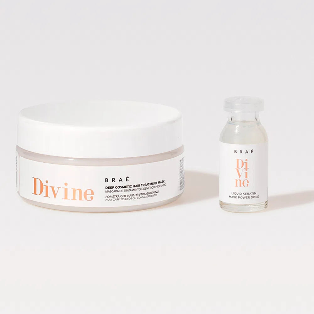 BRAÉ - Divine Duo Kit: Ampoule & Anti-Frizz Mask 200g Hydrated, and Radiant Hair