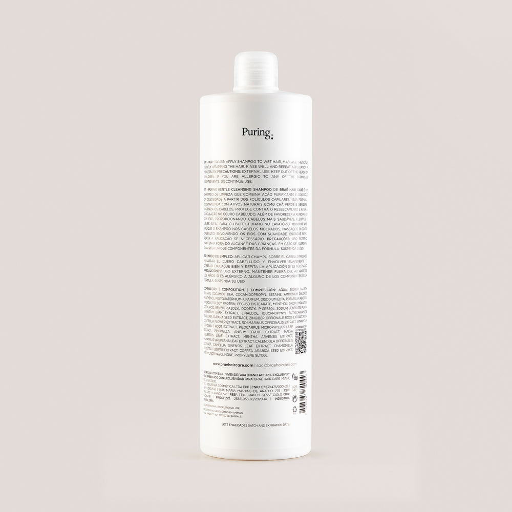 BRAE - Puring Shampoo, 1L Professional