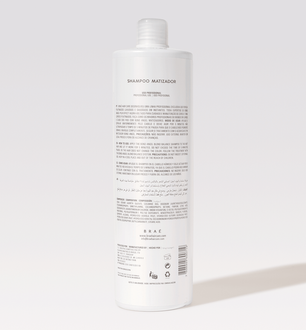 Toning Shampoo, Professional 1L — Brae